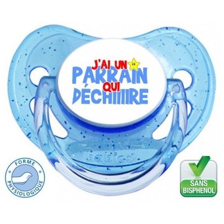Tétine bébé J'ai un parrain qui déchire