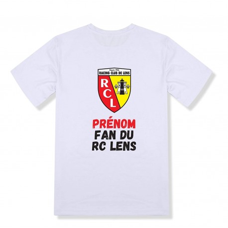 T-shirt enfant personnalisé RC Lens