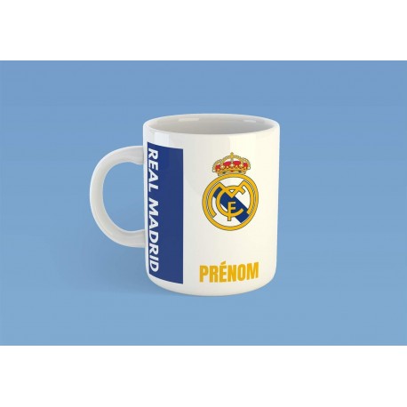 Mug tasse personnalisé foot Real Madrid et prénom