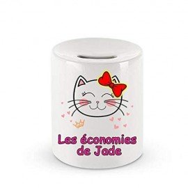 Tirelire personnalisée hello kitty