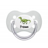 Tétine personnalisée dinosaure et prénom