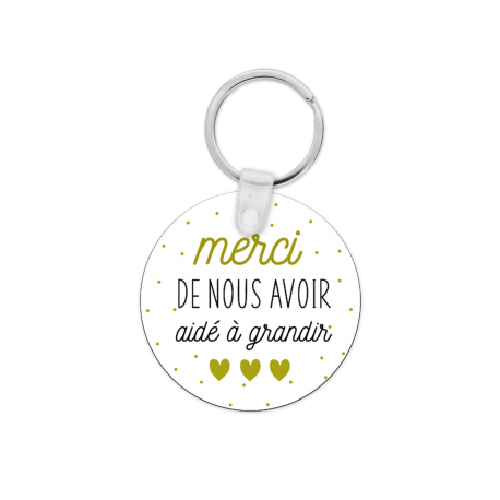 Porte clé merci de nous avoir aidé