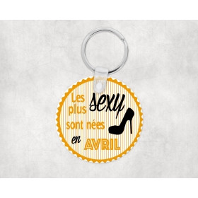 Porte clé personnalisé les filles sexy sont nées...