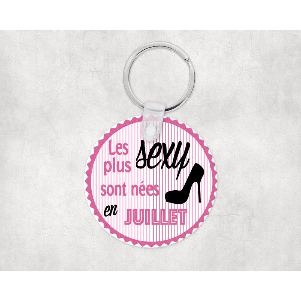 Porte clé personnalisé les filles sexy sont nées...