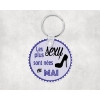 Porte clé personnalisé les filles sexy sont nées...