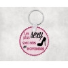 Porte clé personnalisé les filles sexy sont nées...