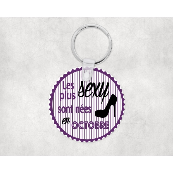 Porte clé personnalisé les filles sexy sont nées...