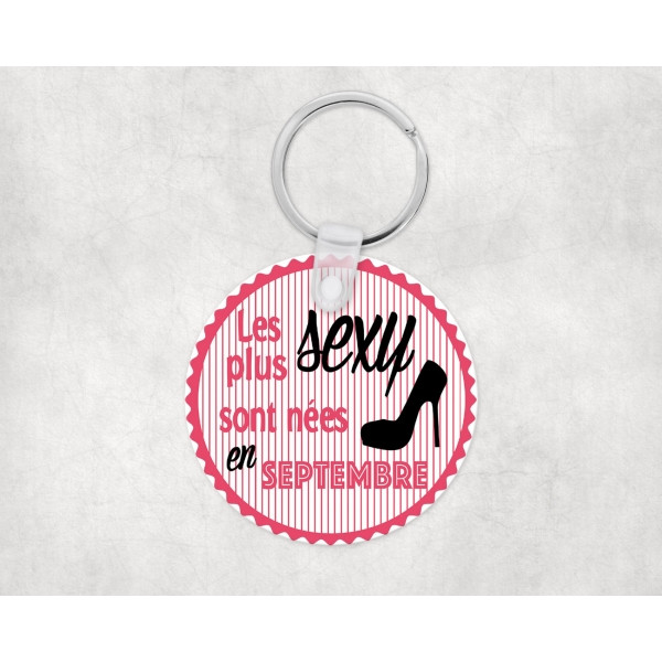 Porte clé personnalisé les filles sexy sont nées...