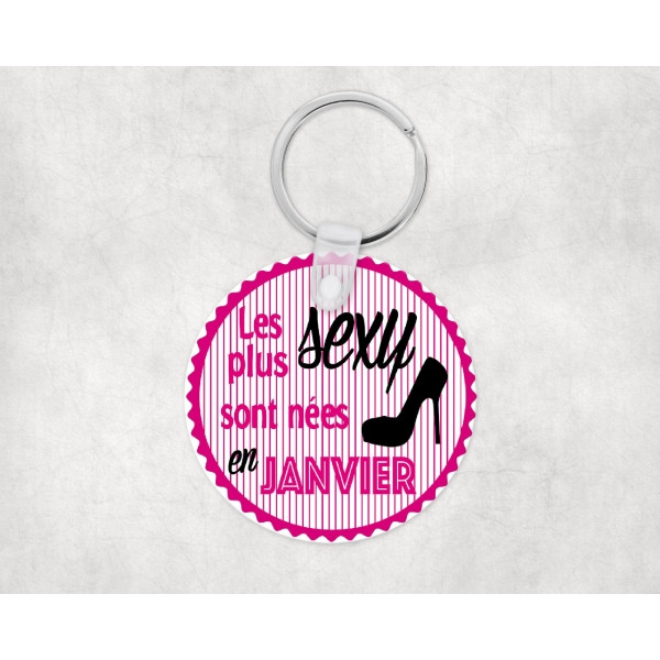 Porte clé personnalisé les filles sexy sont nées...