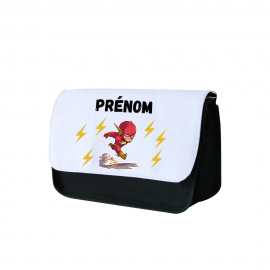 Trousse a crayon personnalisée avec le héros flash