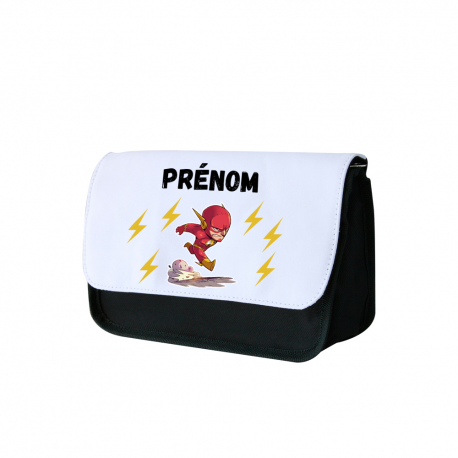 Trousse a crayon personnalisée avec le héros flash