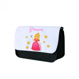 Trousse a crayon personnalisée avec une princesse