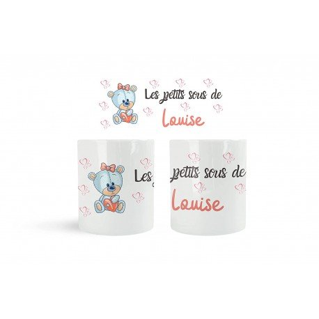 Tirelire personnalisée avec un ourson peluche