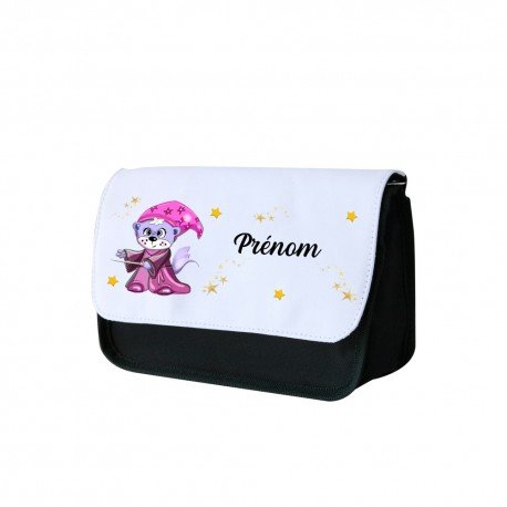 Trousse a crayon personnalisée magicienne