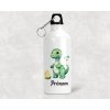 Gourde personnalisée avec un dinosaure et prénom