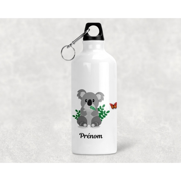 Gourde personnalisée avec une fée et prénom