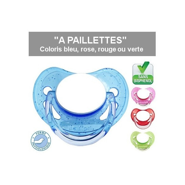 Tétine bébé couronne princesse