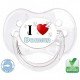 Tétine bébé i love domir