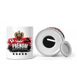 Tirelire personnalisée foot OGC Nice