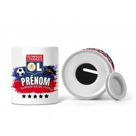 Tirelire personnalisée foot Lyon