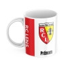 Mug tasse personnalisé foot RC Lens et prénom