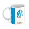 Mug tasse personnalisé foot OM et prénom