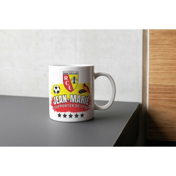 Mug tasse personnalisé supporter de Lens