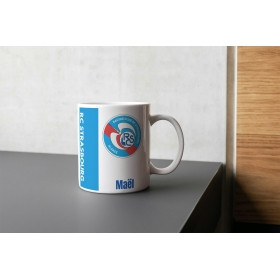 Mug tasse personnalisé foot Strasbourg et prénom