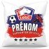 Coussin personnalisé Foot Lille avec prénom