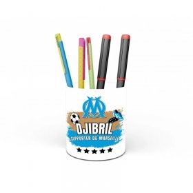 Pot à crayons personnalisé Olympique de Marseille