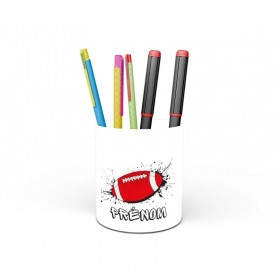 Pot à crayons personnalisé Rugby