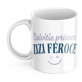Mug tasse personnalisé calvitie précoce zizi féroce