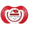 Tétine personnalisée Rugby j'aime Toulouse comme..