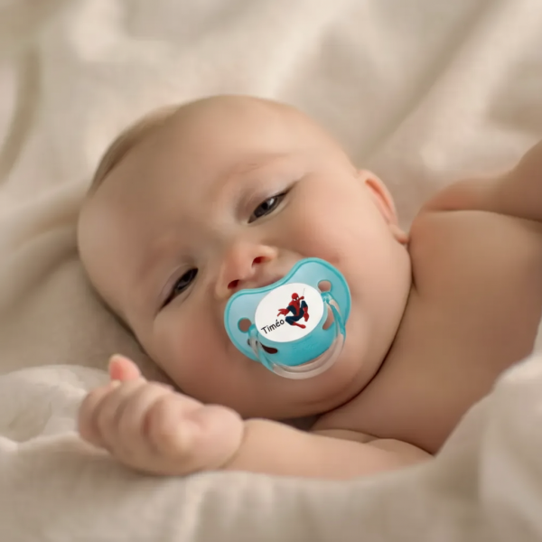 Tétine personnalisée spiderman