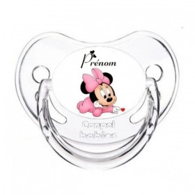 Tétine personnalisée minnie baby