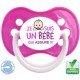 Tétine personnalisée fille Je suis un bébé qui assure