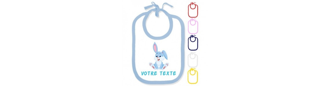 Bavoir à personnaliser