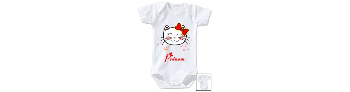 Body bébé personnalisé 