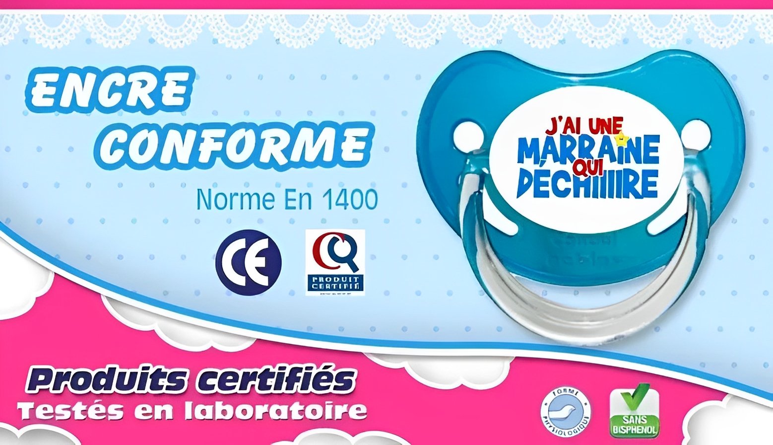 Tétine personnalisée